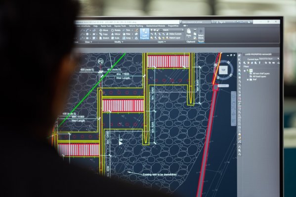 Computer program running on a monitor